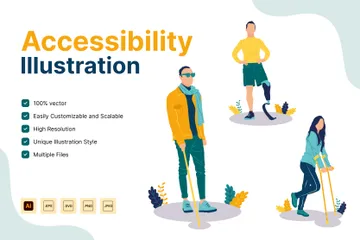 Accessibilité Pack d'Illustrations