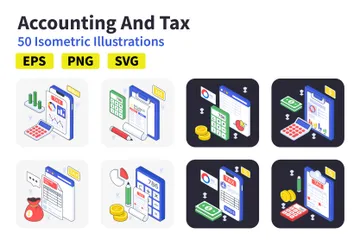 Accounting And Tax Illustration Pack