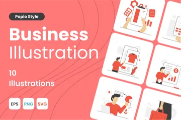 Entreprise Pack d'Illustrations