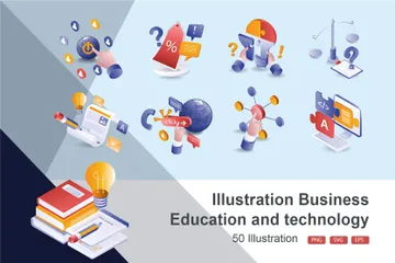 Affaires et technologie Pack d'Illustrations