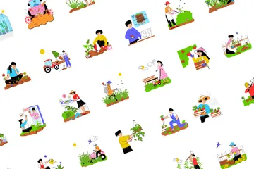 Agriculture Pack d'Illustrations