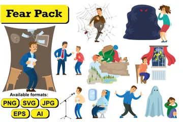 Angstpaket Illustration Pack