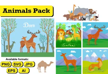 Pack Animaux Pack d'Illustrations