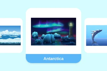 Antarctique Pack d'Illustrations