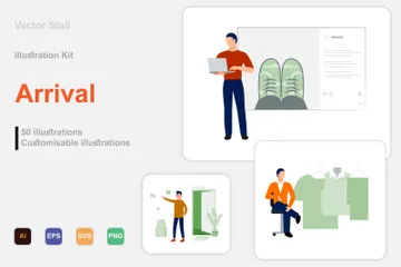 Arrival Illustration Pack