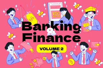 Bancos e Finanças - Volume 2 Ilustração Pack