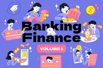 Banking & Finance - Volume 1 Illustration Pack