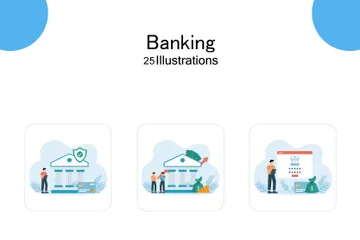 Banking Illustration Pack