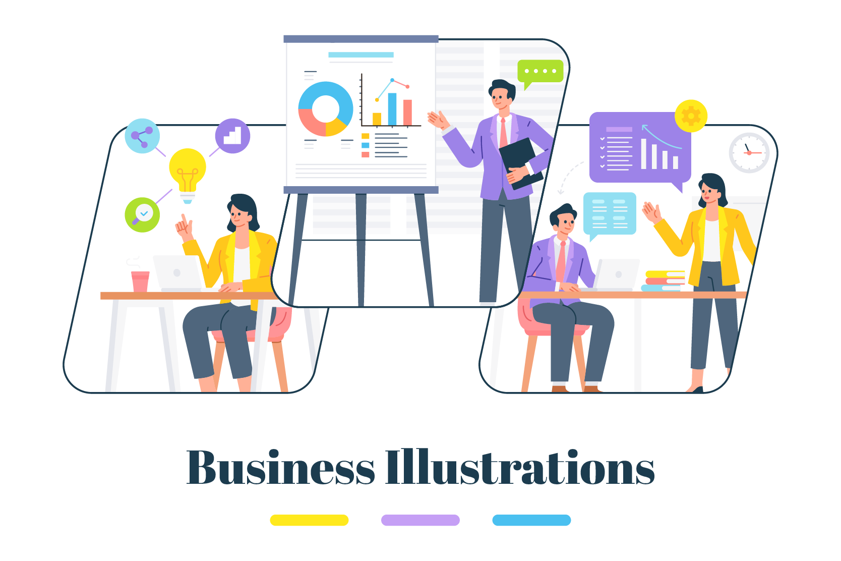 Free Business Illustration pack from Business Illustrations