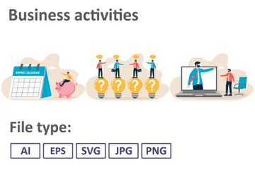 Business Activities Illustration Pack