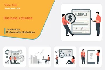 Business Activities Illustration Pack