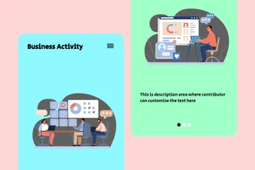 Business Activity Illustration Pack