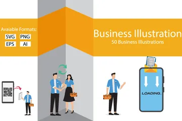 Business And Finance Illustration Pack