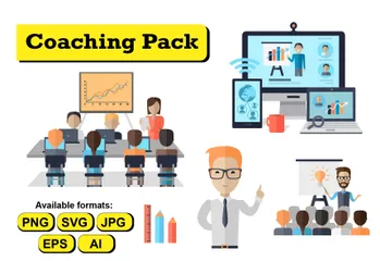 Business Coaching Illustrationspack