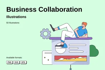 Business Collaboration Illustration Pack