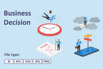 Business Decision Illustration Pack