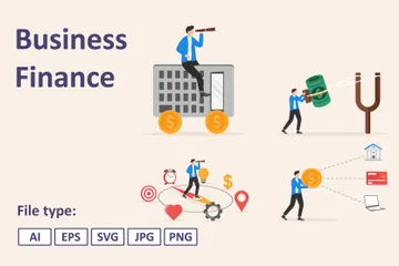 Business Finance Illustration Pack