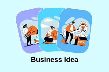 Business Idea Illustration Pack