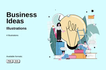 Business Ideas Illustration Pack