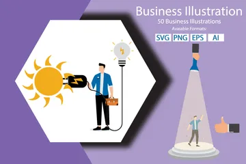 Business Illustration Illustration Pack