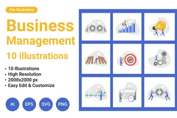 Business Management Illustration Pack