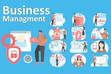 Business Management Loopy Illustration Pack