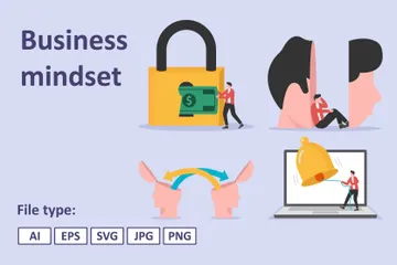 Business Mindset Illustration Pack