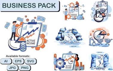 Business Pack Illustration Pack