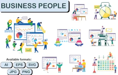 Business People Illustration Pack