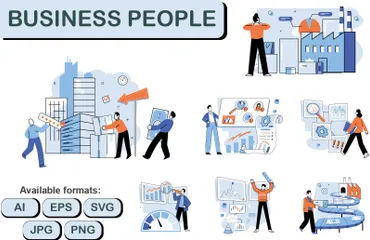 Business People Illustration Pack