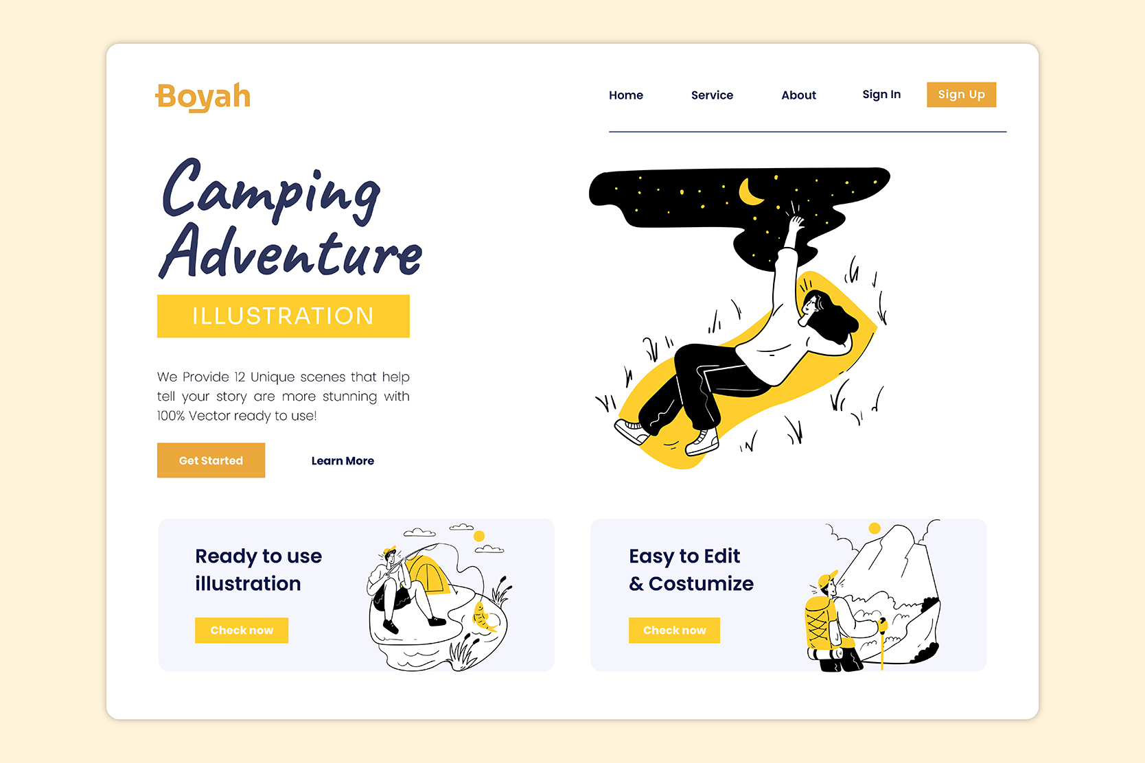 Pack custom mockup 6 - Camping Adventure