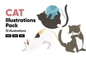 Cat Illustration Pack