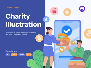 Charity Illustration Pack