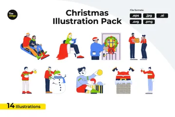 Christmas Illustration Pack