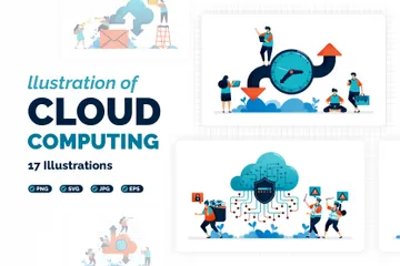 Cloud Computing Illustration Pack