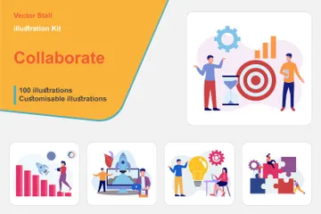 Collaborate Illustration Pack