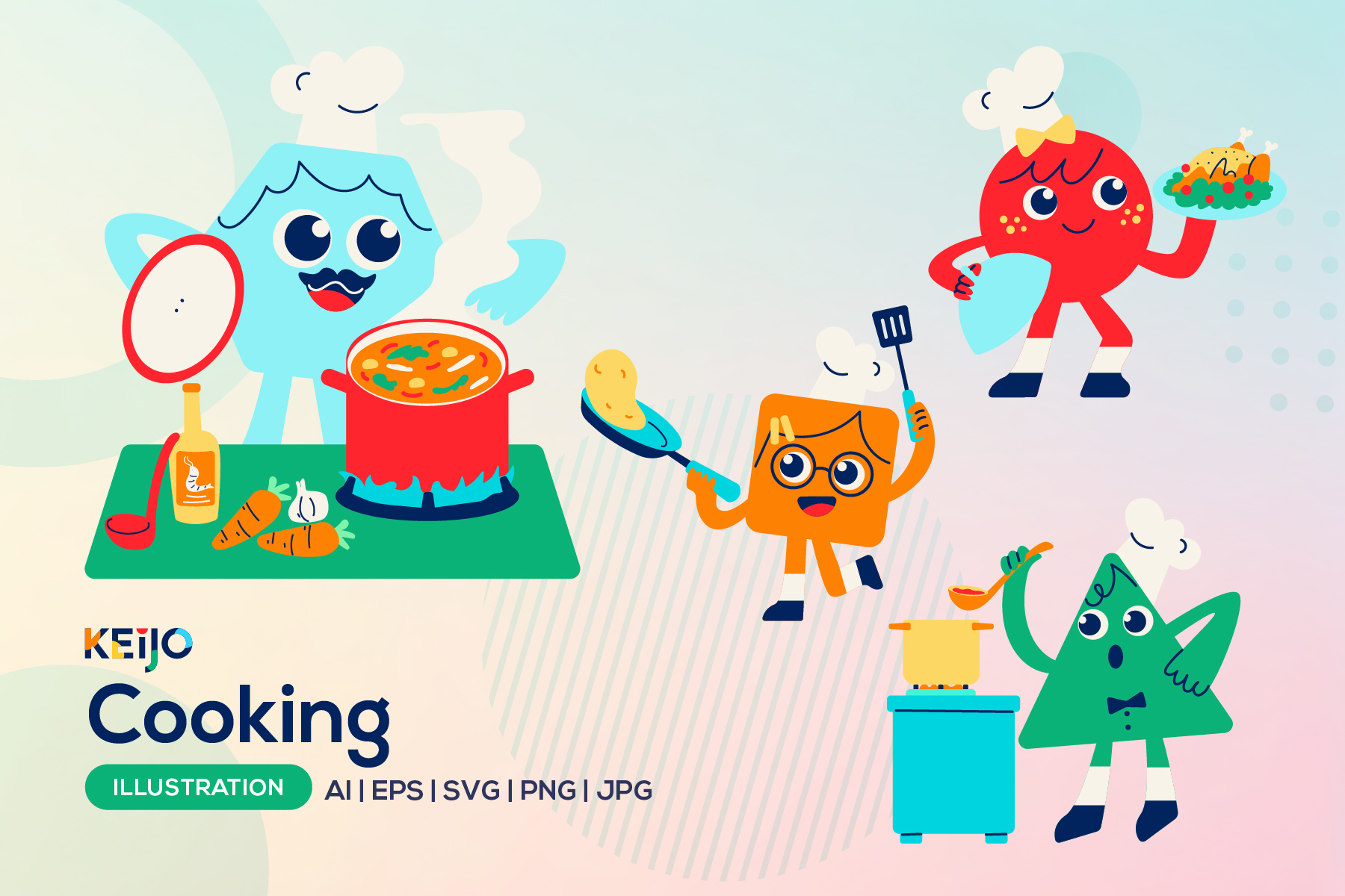 Pack custom mockup 1 - Cooking