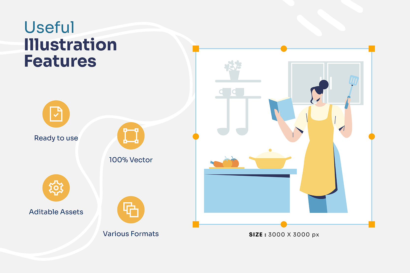 Pack custom mockup 3 - Cooking Kitchen