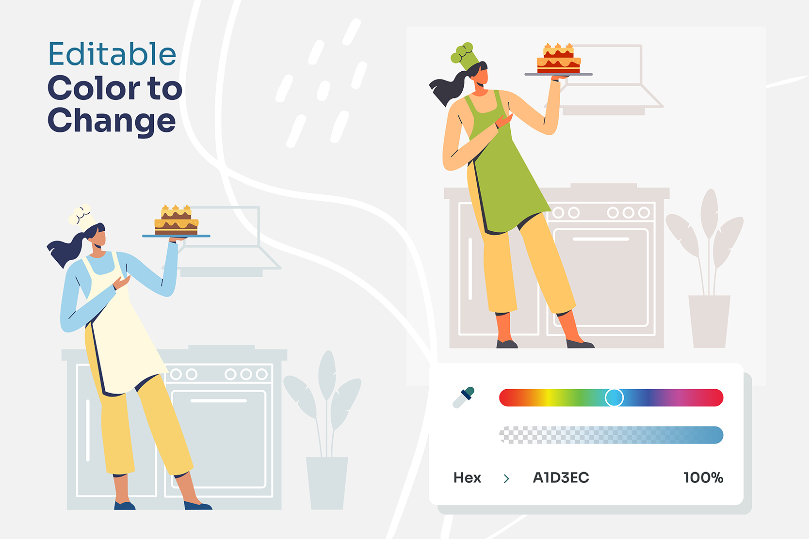 Pack custom mockup 4 - Cooking Kitchen