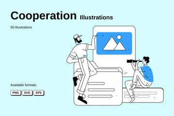 Cooperation Illustration Pack