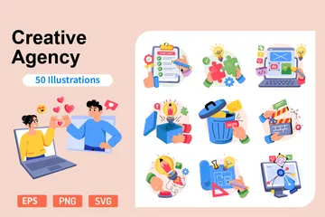 Creative Agency Illustration Pack