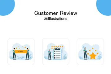 Customer Review Illustration Pack