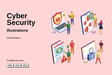 Cyber Security Illustration Pack