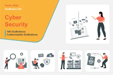 Cyber Security Illustration Pack