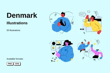 Danemark Pack d'Illustrations