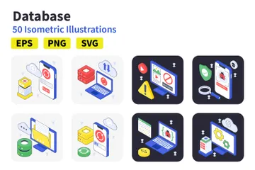 Data Base Illustration Pack