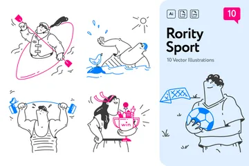 Deporte Illustration Pack