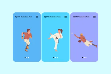 Deportes Paquete de Ilustraciones