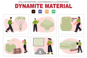 Dynamite Material Illustration Pack