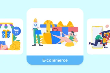 E-commerce Illustration Pack